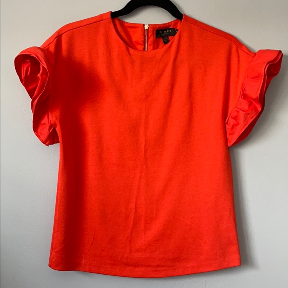 Ted Baker orange 🍊 🍊 🍊 top